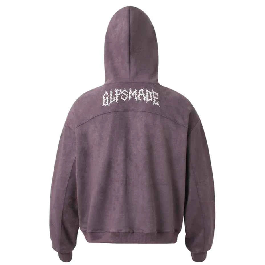 Unique Retro Y2K Patchwork Hooded Sweatshirt