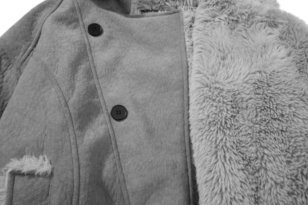 Comfortable High Street Fur Collar Jacket
