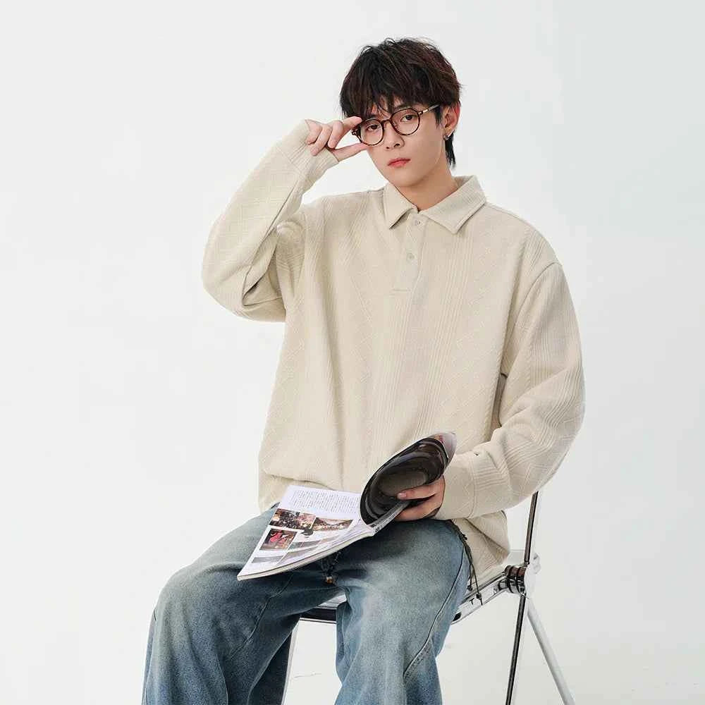 Winter Signature Hip Hop Polo Sweatshirt