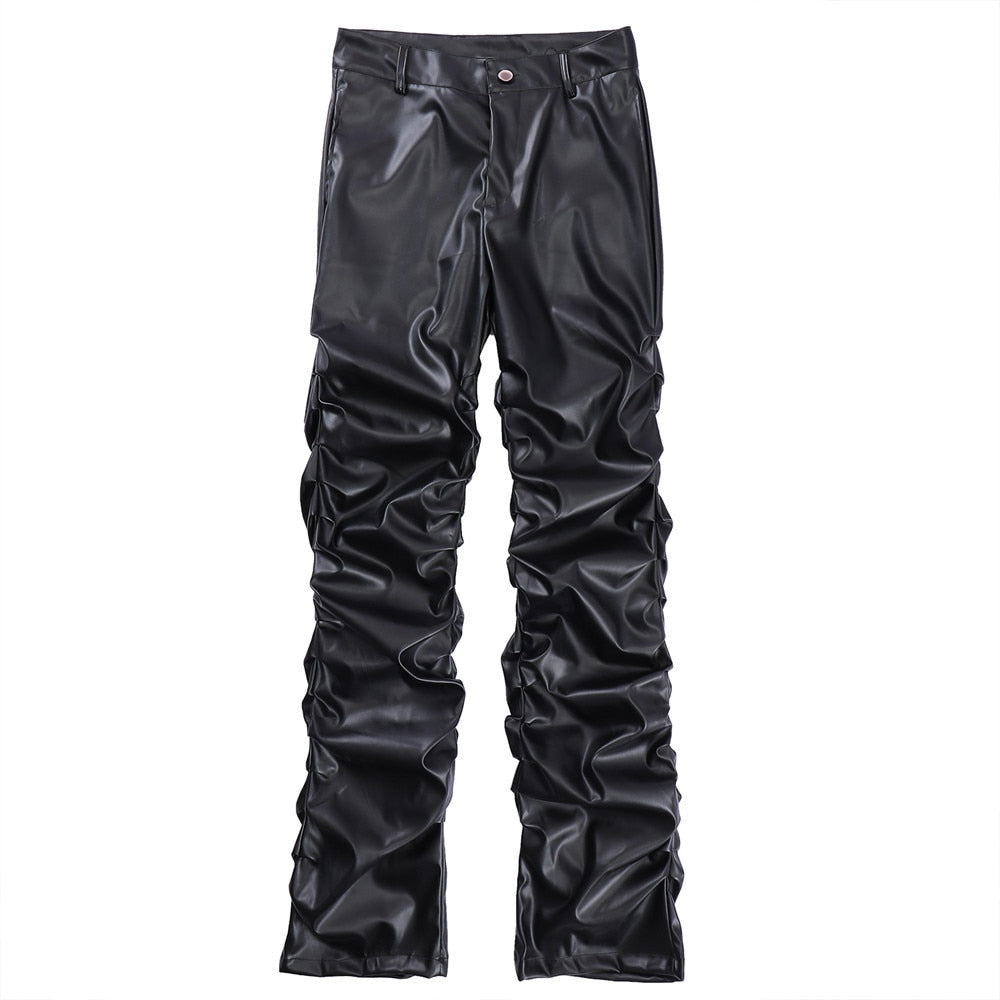 AV1 Black Leather Pants