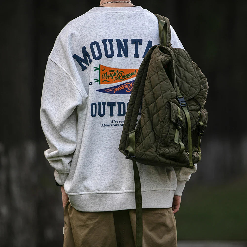 Adventure Mountain Outdoor Pullover Sweatshirt