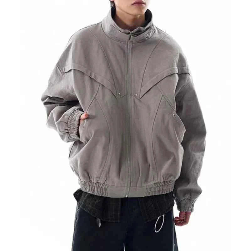 Japanese Style Loose Fit Workwear Casual Jacket