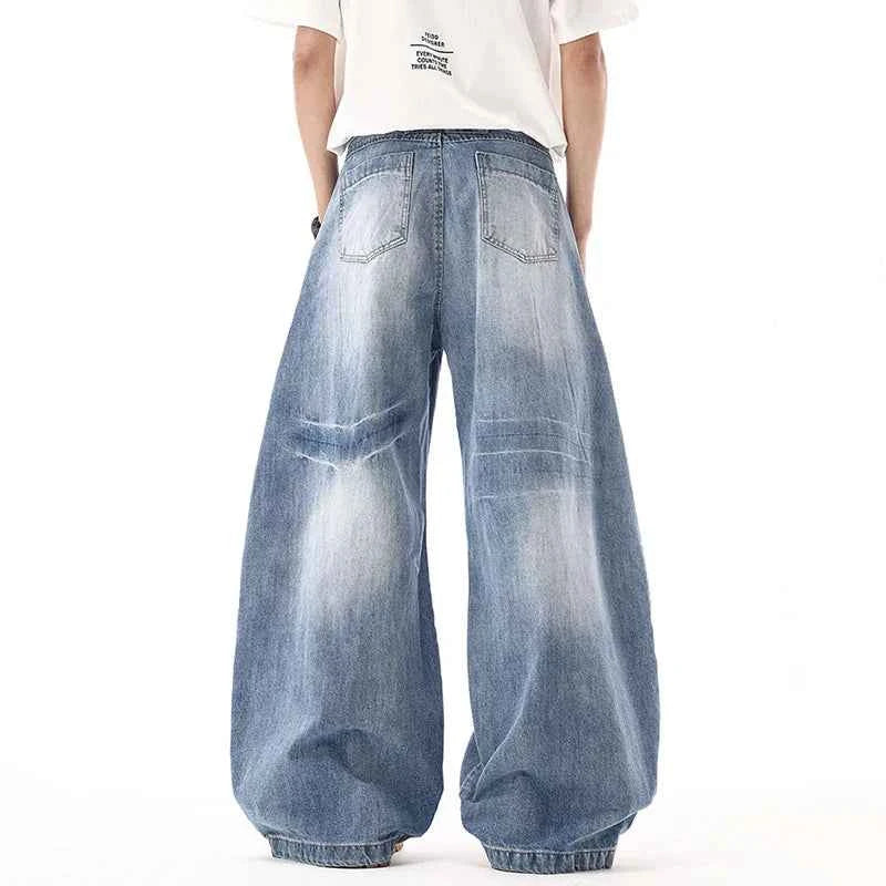 Original Gradient Washed Loose Wide Leg Jeans