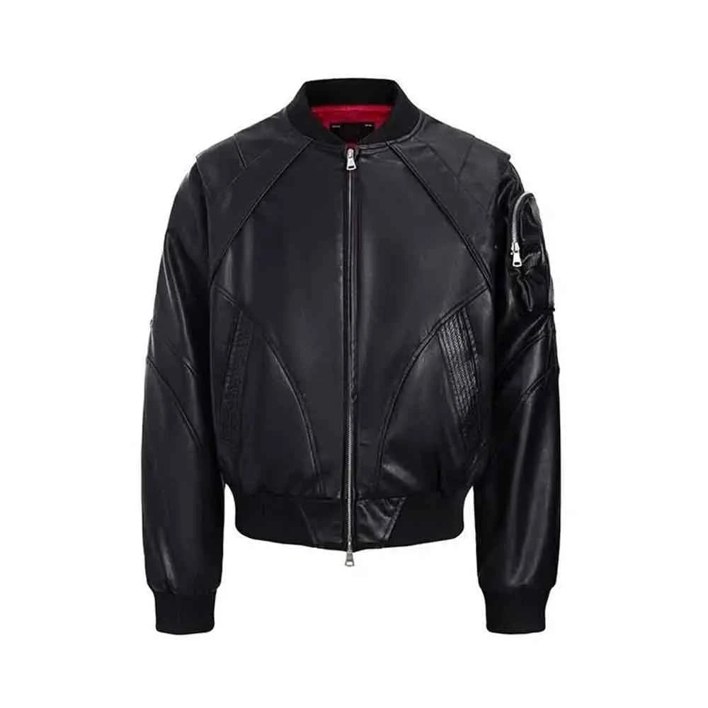 Streetwear American Style Winter Leather Jacket