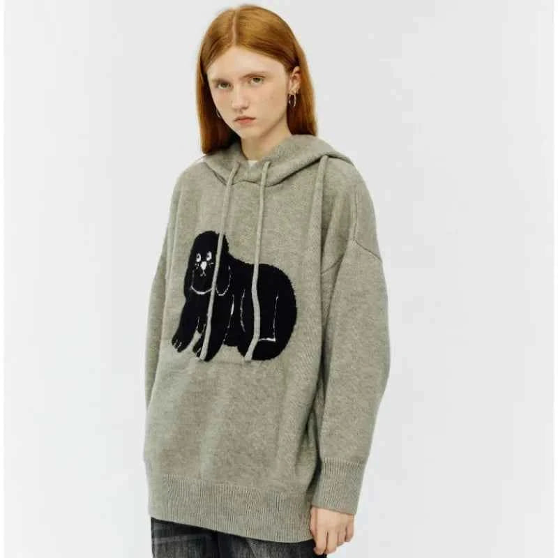 Women Animal Cool Gray Hip Hop Hoodie