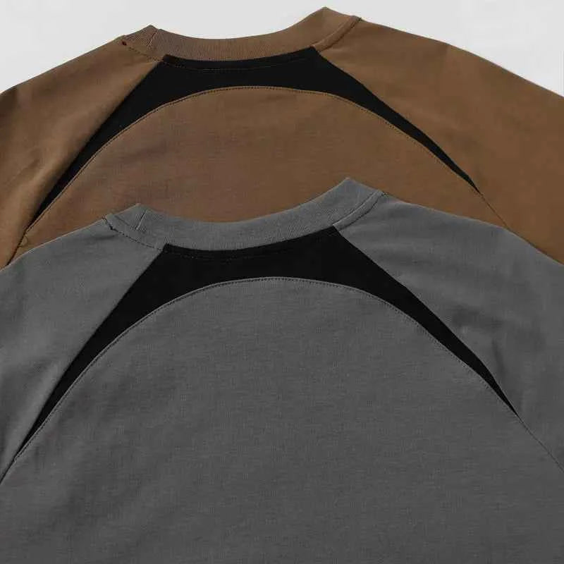 Embroidered Fashionable Racing Patchwork T-Shirt