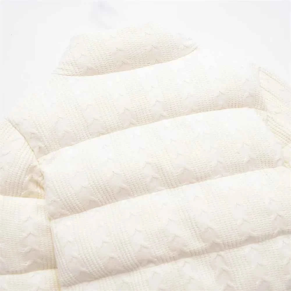 Elevated Comfort Thick Knitted Puffer Jacket
