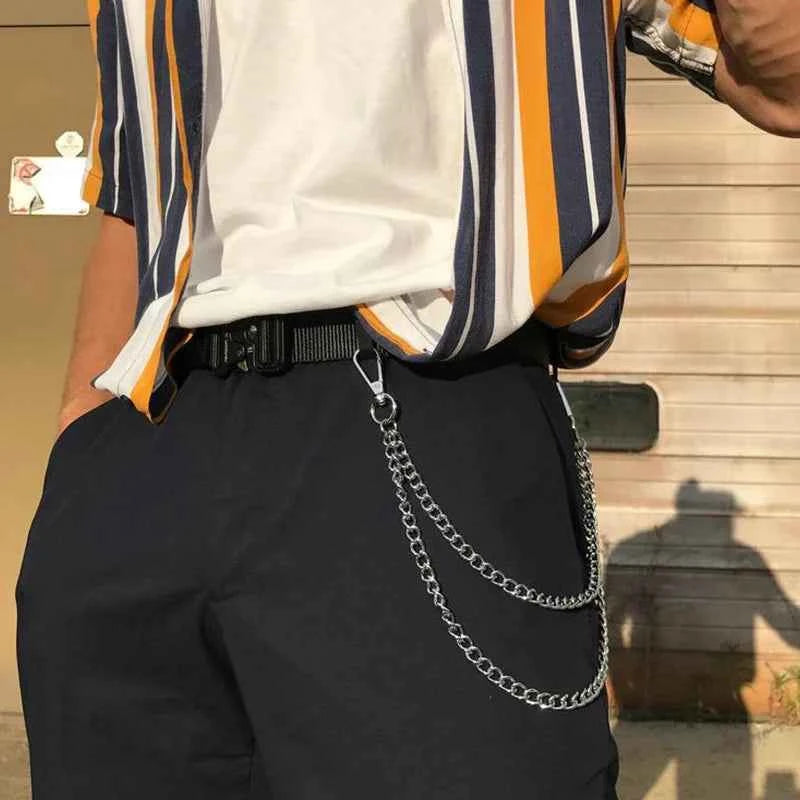 Punk Style Pendant Metal Waist Chain