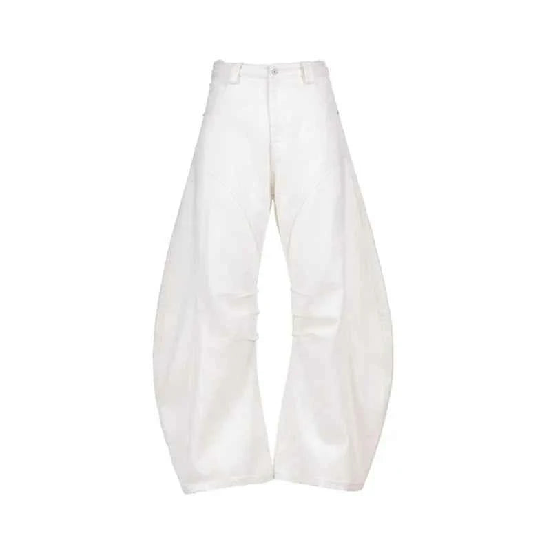 Stylish Plush Solid Color Loose Wide Pants