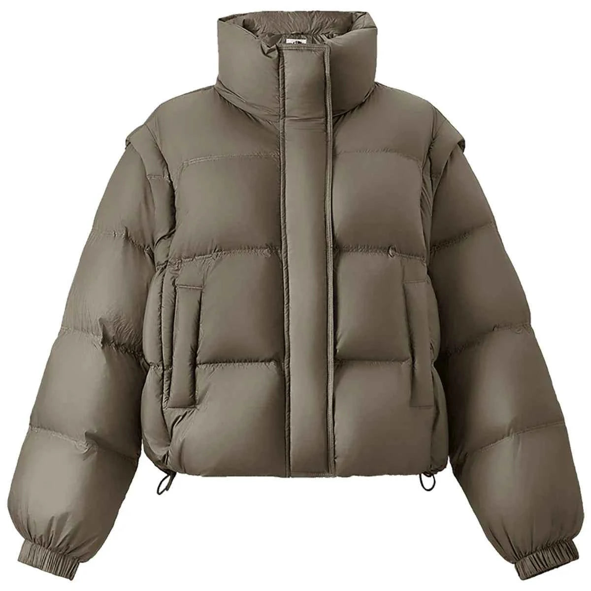 Cozy White Down Puffer Jacket