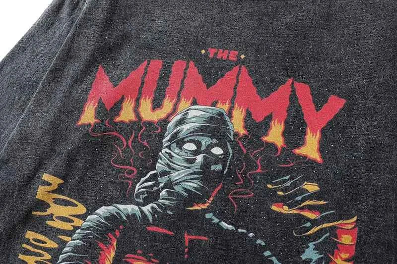 Streetwear Graphic Print Oversize Long Sleeve T-Shirt