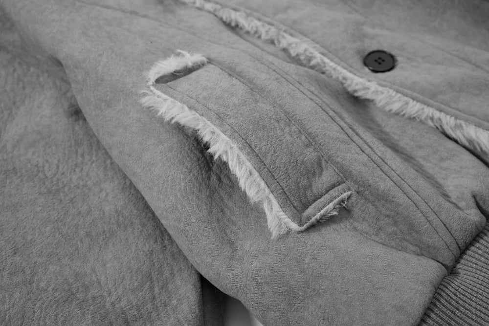 Comfortable High Street Fur Collar Jacket