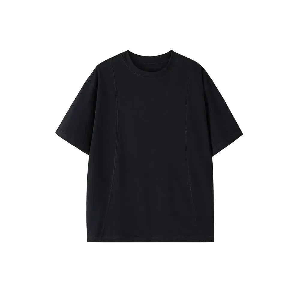 Elevated Solid Color Loose Short Sleeve T-Shirt