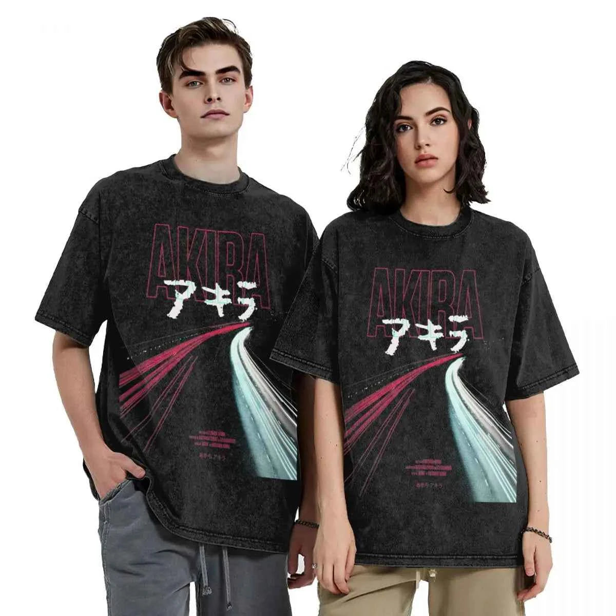 Insulated Akira Manga Graphic Oversized T-Shirt