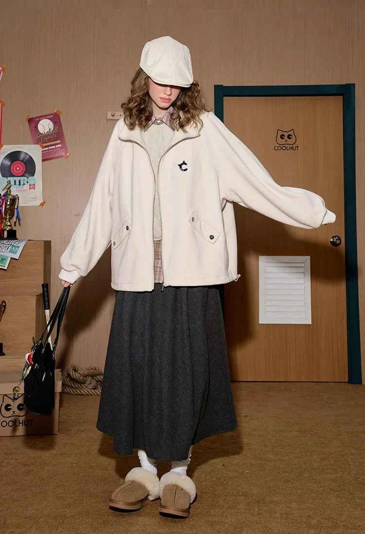 Women American Lazy Style Oversized Spring Jacket