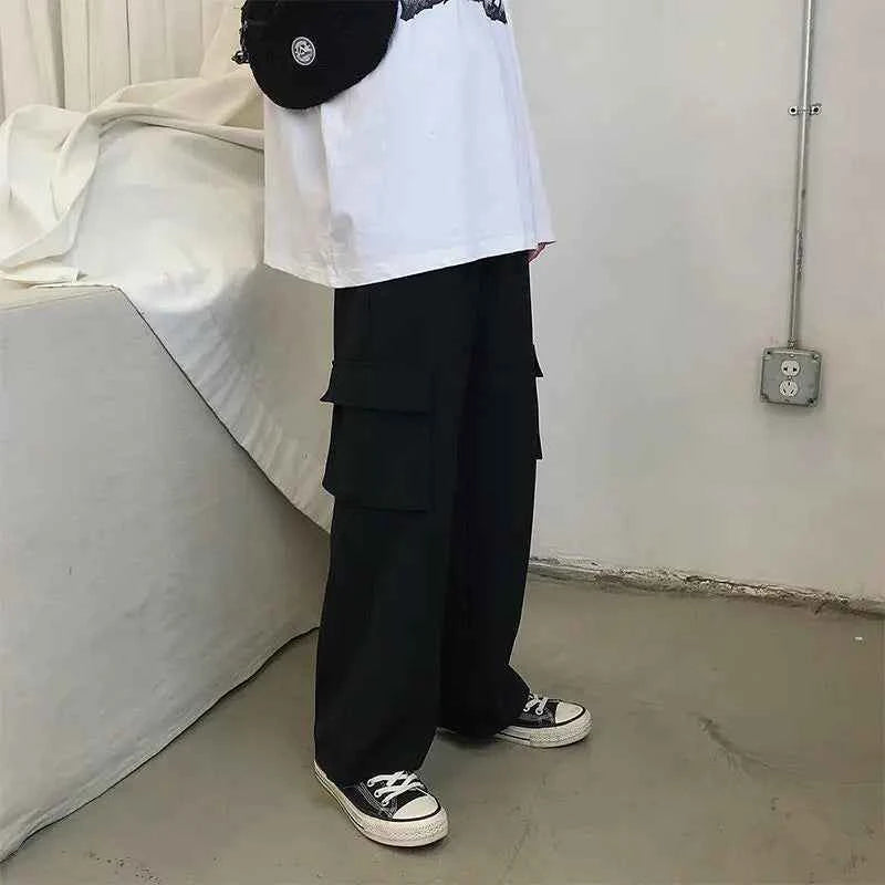 Men's vintage Casual Oversize Cargo Sweatpants