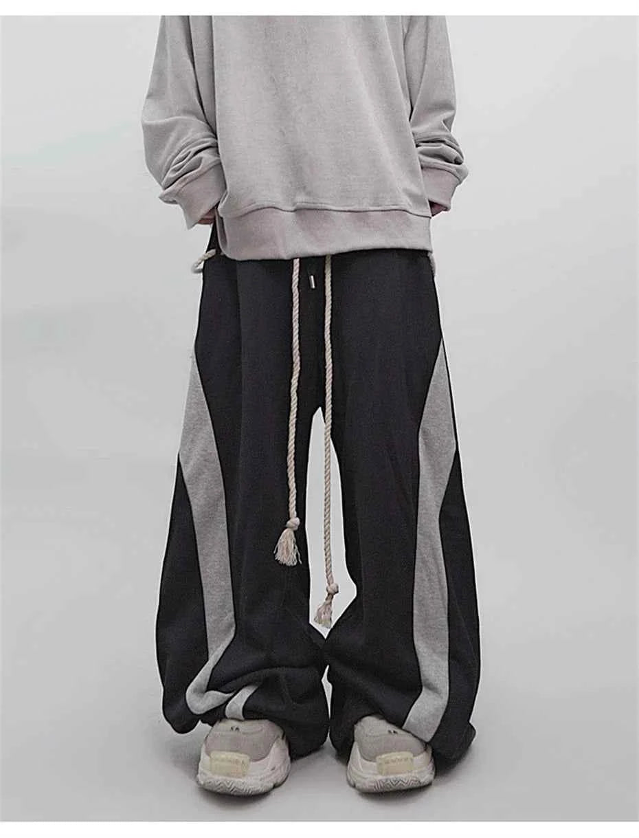 Color Block Cool Hip Hop Joggers