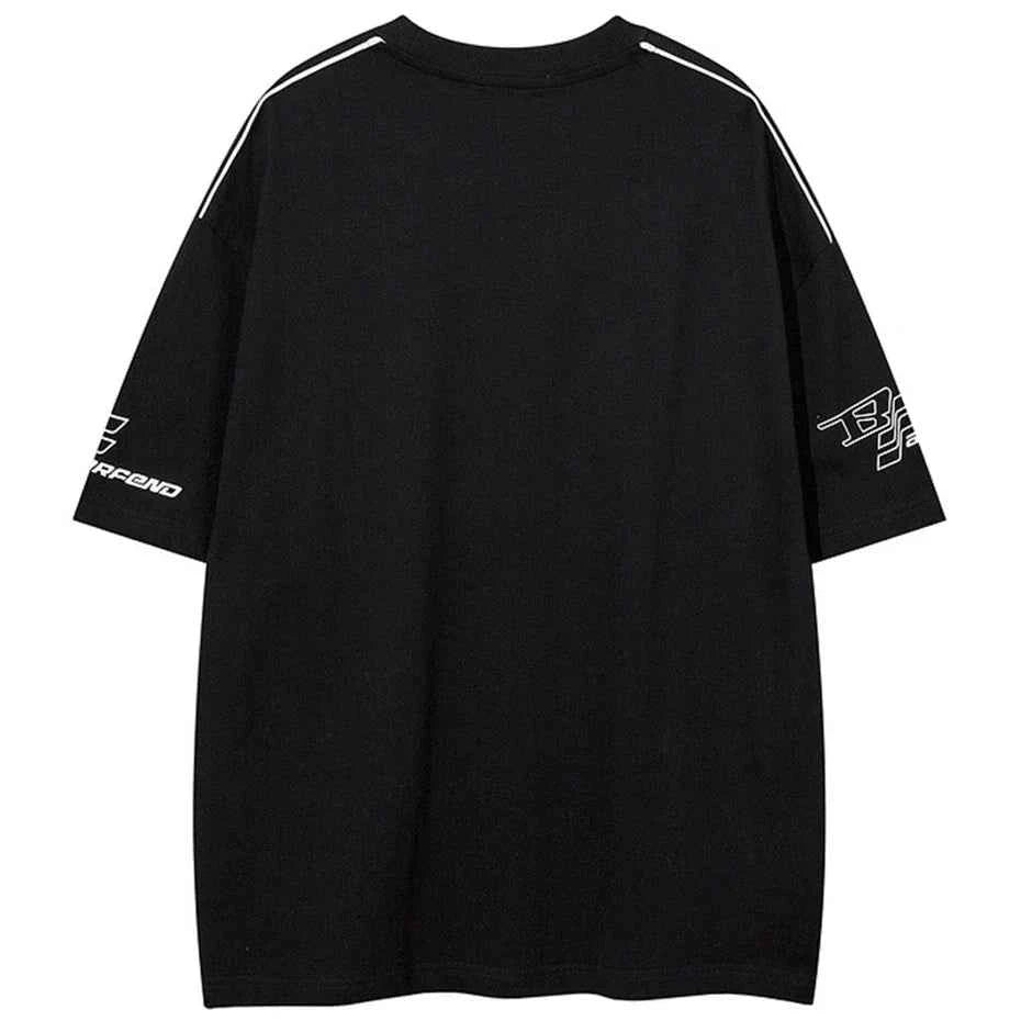 Y2K Essential Urban Hip Hop Sports Style T-Shirt