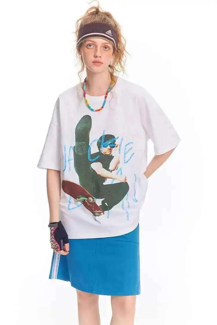 Stylish Chinese Gongfu Printed Summer T-Shirt