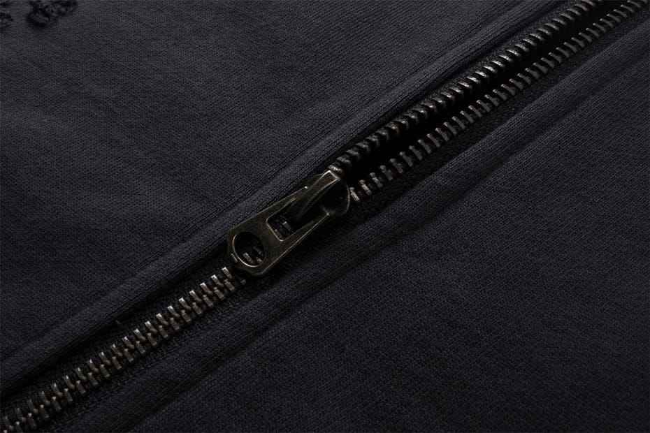 Zip Up Hoodie Torn Tracks