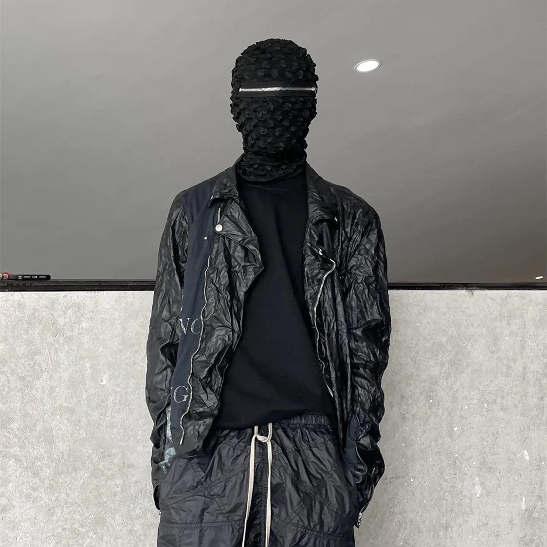 Full Face Mask Zipper Style Monkey Cap