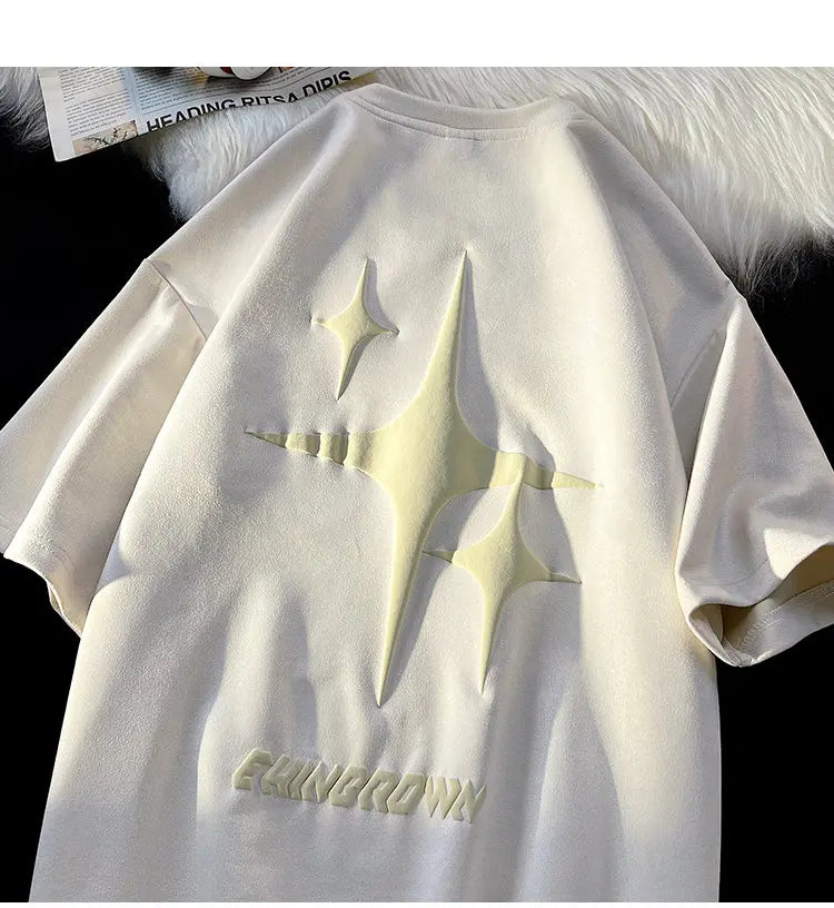 EHNGROWN Polygons Star Shape Short Sleeved T-Shirt