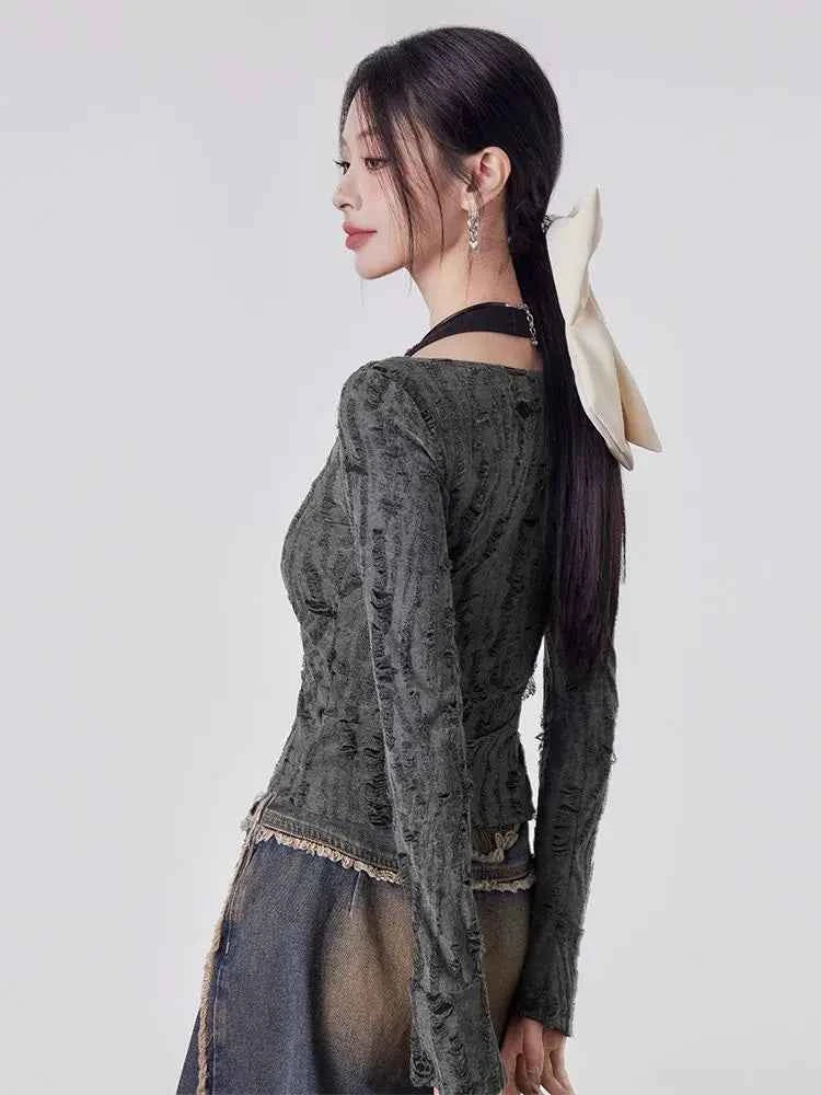 Vintage Retro Style Long Sleeve T-Shirt