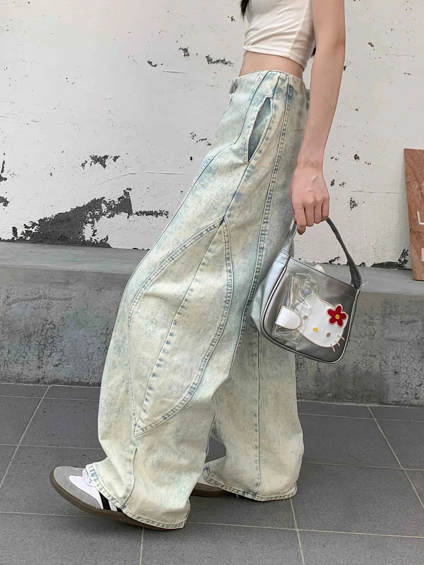 Vintage Streetwear Eclectic Trashy Denim Jeans