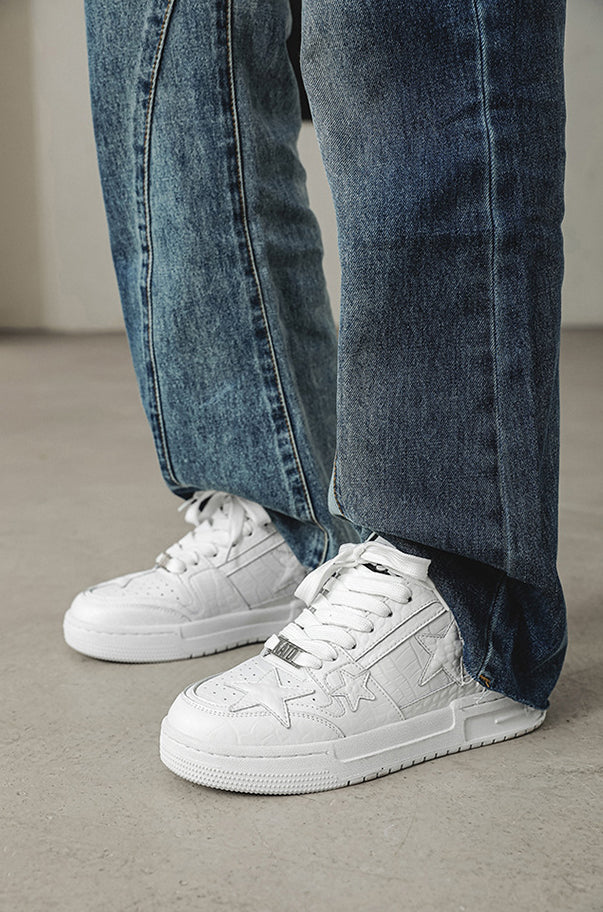 Stars Chunky Shoes - Multi-Dimensional Luxury Platform Trainers | LuxuryUrbanwear