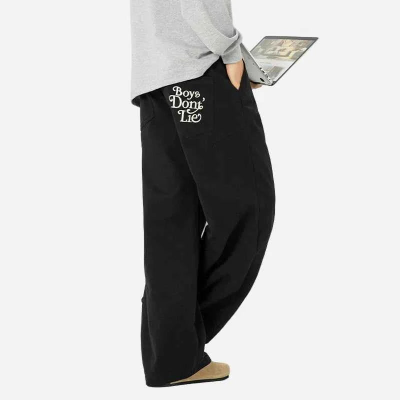 Y2K Vintage Loose Straight Leg Casual Pants