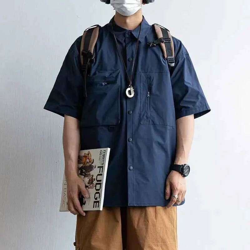 Casual Waterproof Quick Dry Outdoor Short Sleeve Shirt
