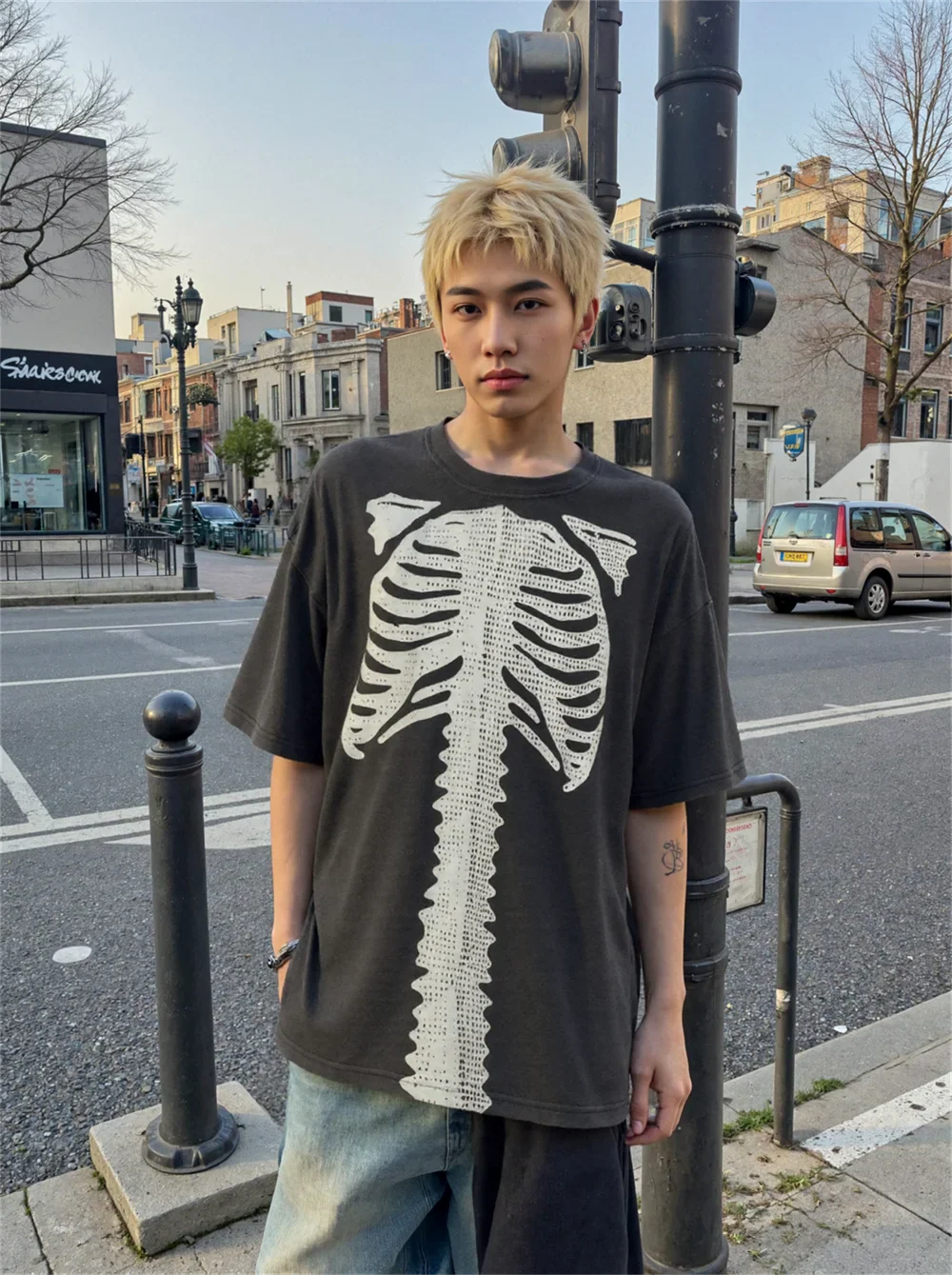 Gothing High Quality Vintage Retro Oversized T-Shirt - Luxuryurbanwear