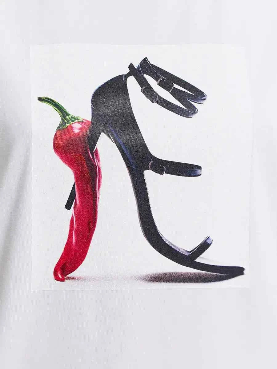 Retro Russian Style Printed Fun Casual T-Shirt