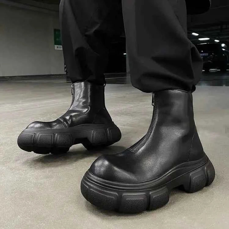 Extra Height Thick Bottom British Classic Shoes