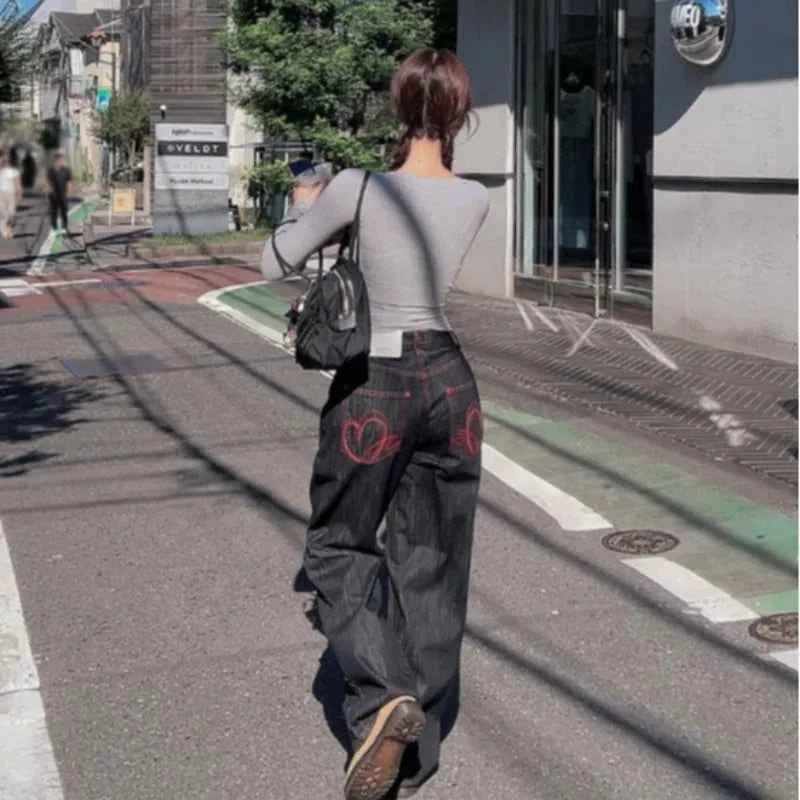 Vintage Punk Baggy Denim Jeans