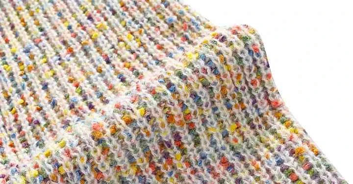 Cozy Colorful Japanese Style Knitwear Sweater