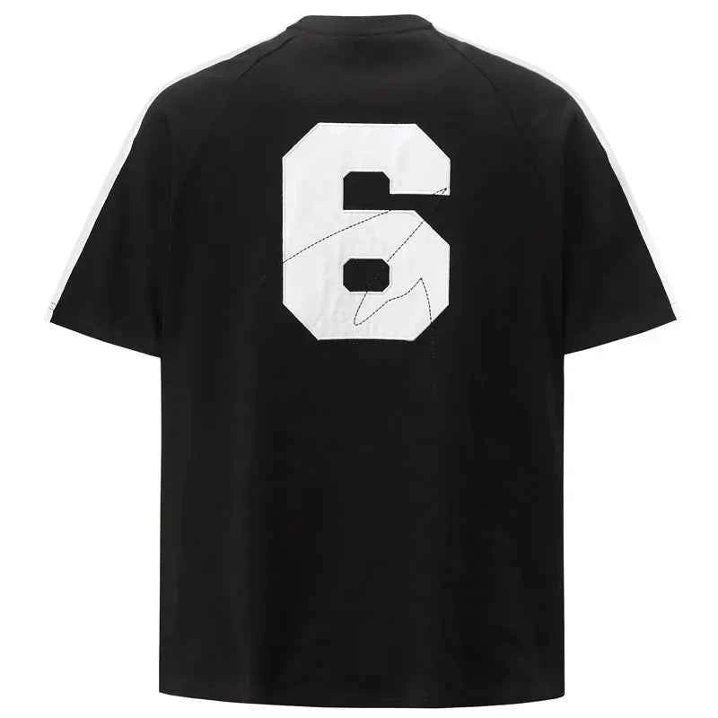 Elevated Y2K Patched Racing Short Sleeve Sport T-Shirt