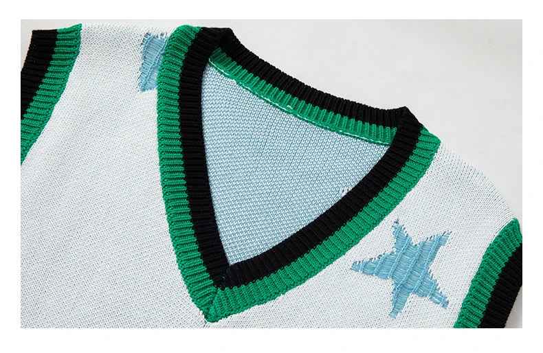Y2K Cozy Knitted Sleeveless Casual Sweater