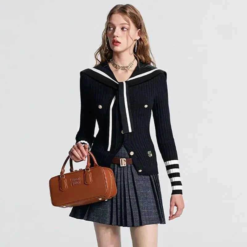 Cozy Vintage V-Neck Knit Cardigan