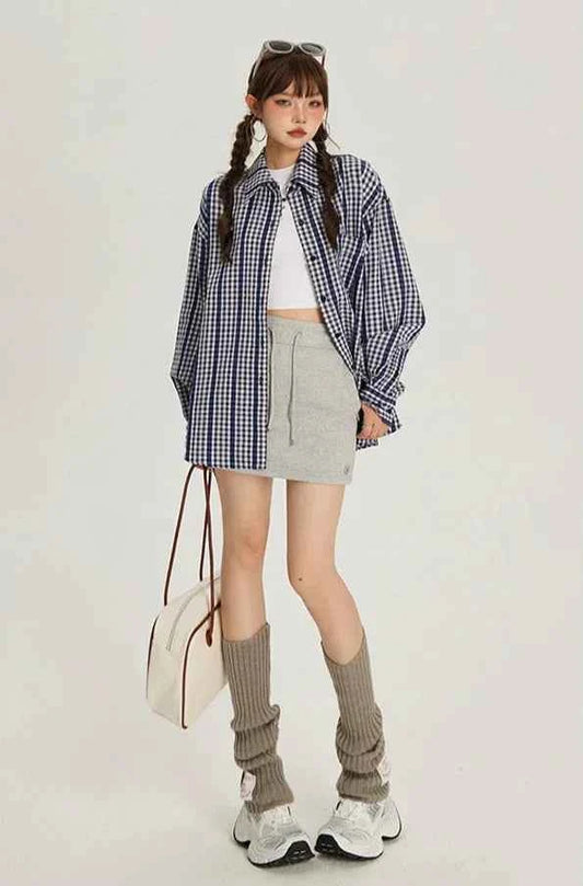 Striped Loose Long Sleeve Casual Shirt