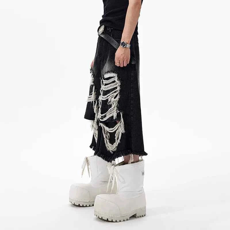 Vintage American Style Worn Out Jorts