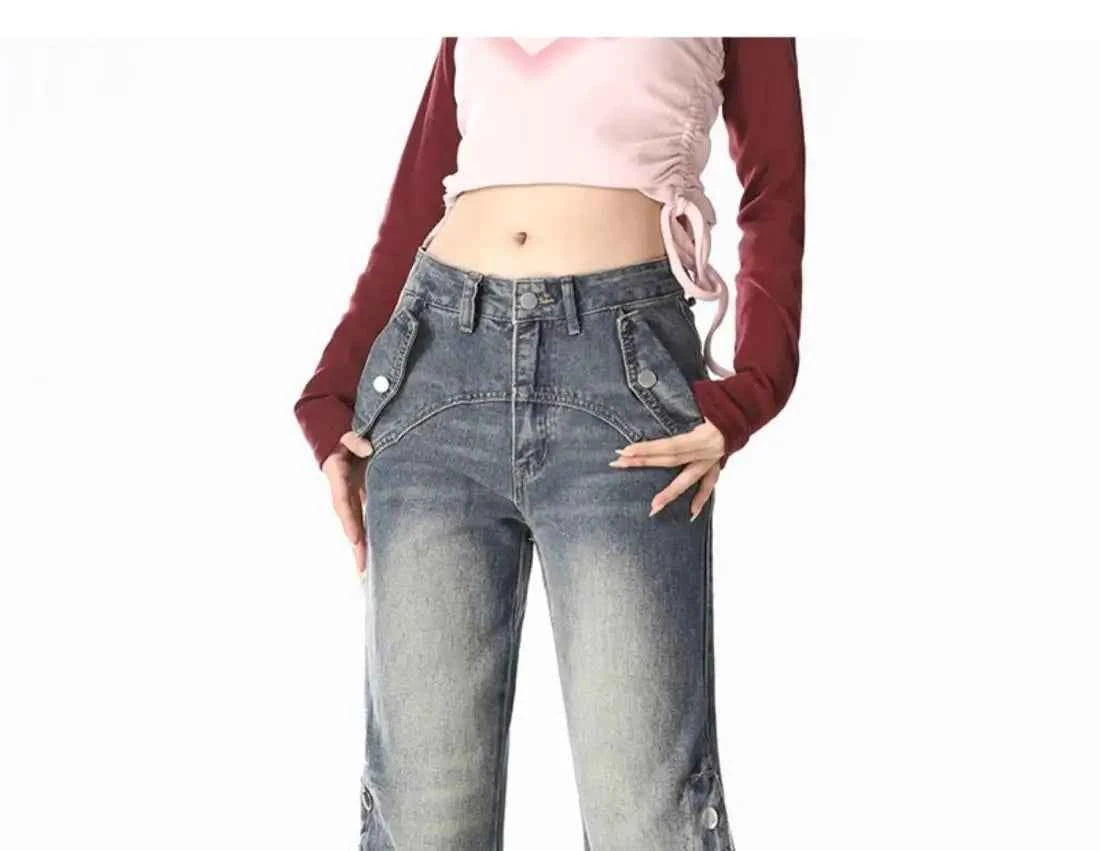 Spicy Girl High Waisted Flared Jeans