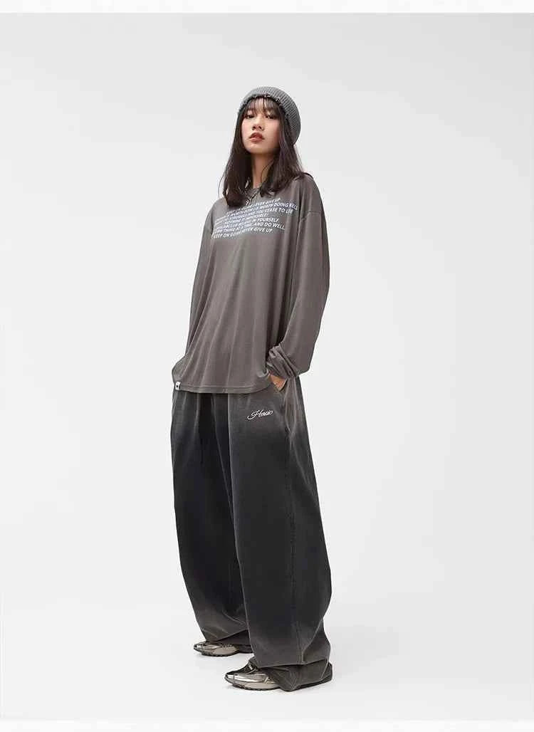 Oversized Gradient Wash Hip Hop Pants