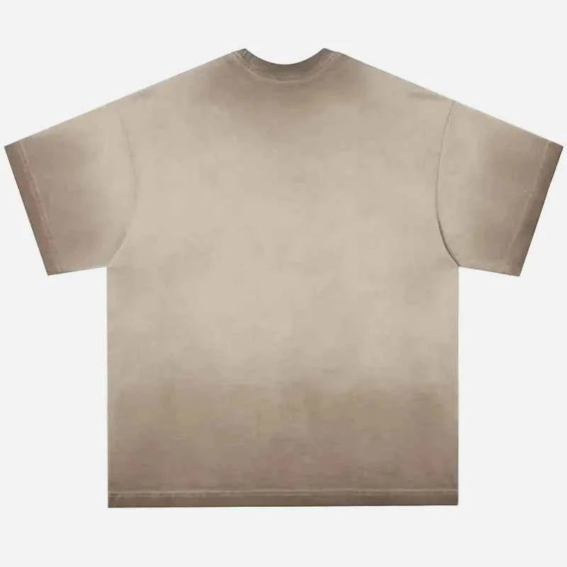 Streetwear Horse Graphic Tie Dye T-Shirt