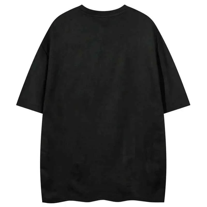 Plush Oversized Embroidered Short Sleeve T-Shirt