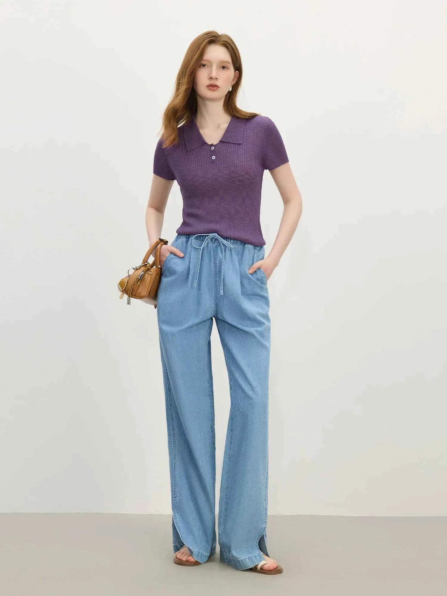 Translucent Summer Polo Women T-Shirt