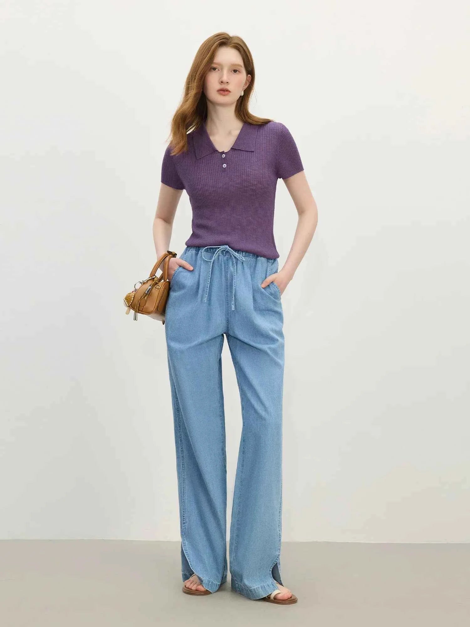 Translucent Summer Polo Women T-Shirt