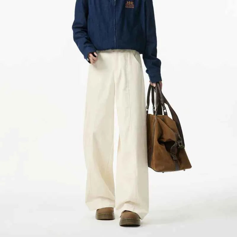 Casual Straight Oversized Corduroy Pants