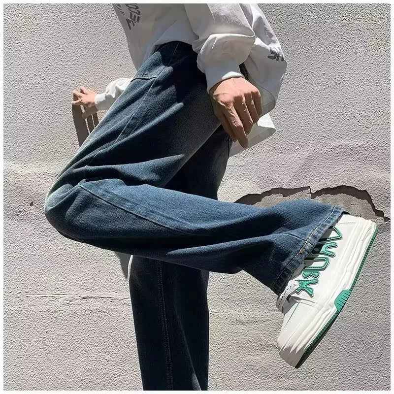Essential Y2K Washed Wide Leg Denim Jeans