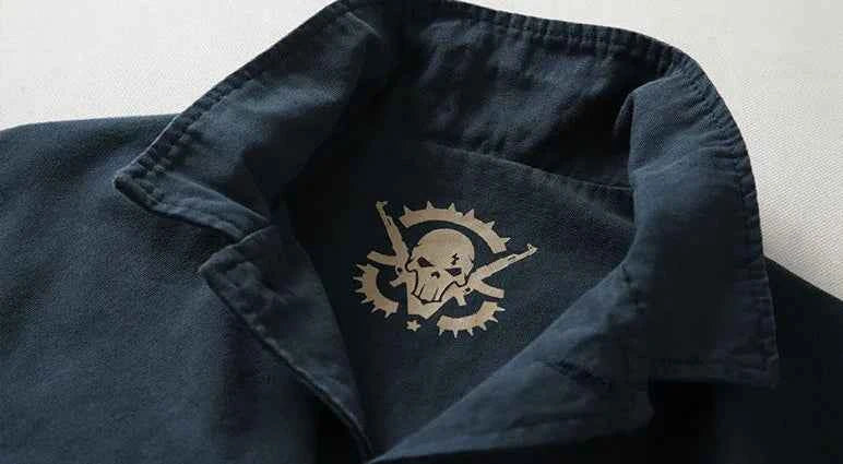 Vintage Military Multilayer Washed Tank Jacket